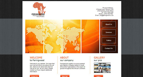 Image of Logistics website done