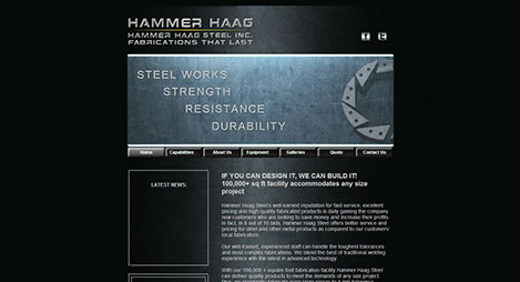Image of Steel Fab website done